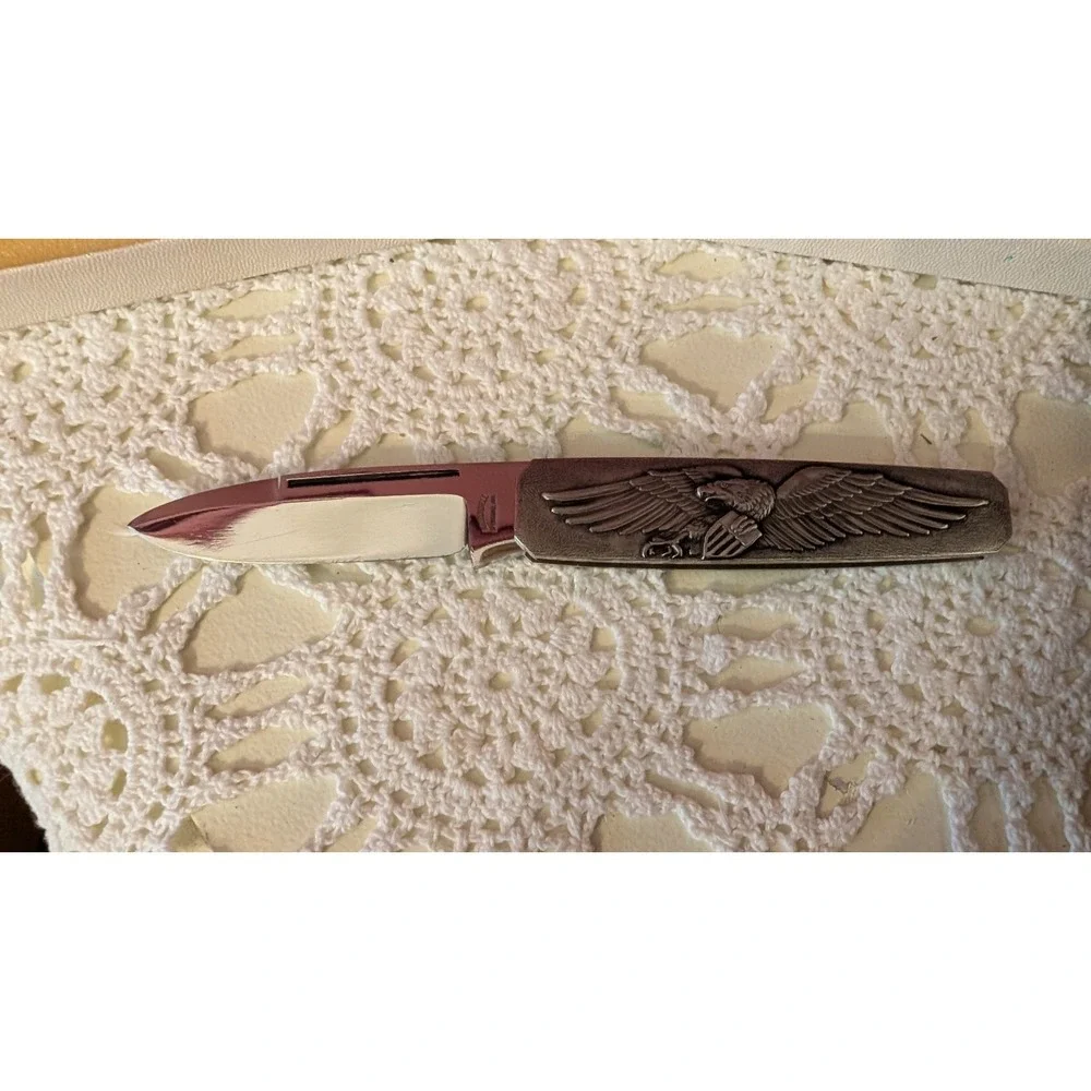 RARE VINTAGE AG RUSSELL GERMANY 1976 BICENTENNIAL EAGLE KNIFE KNIVES In Box